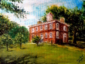 William Trent House, oil © Lynn Cheng Varga