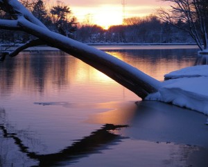 Brainerd Lake Sunset, photo, ©2013 Timothy Brennan